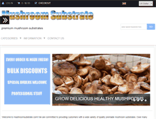 Tablet Screenshot of mushroomsubstrate.com